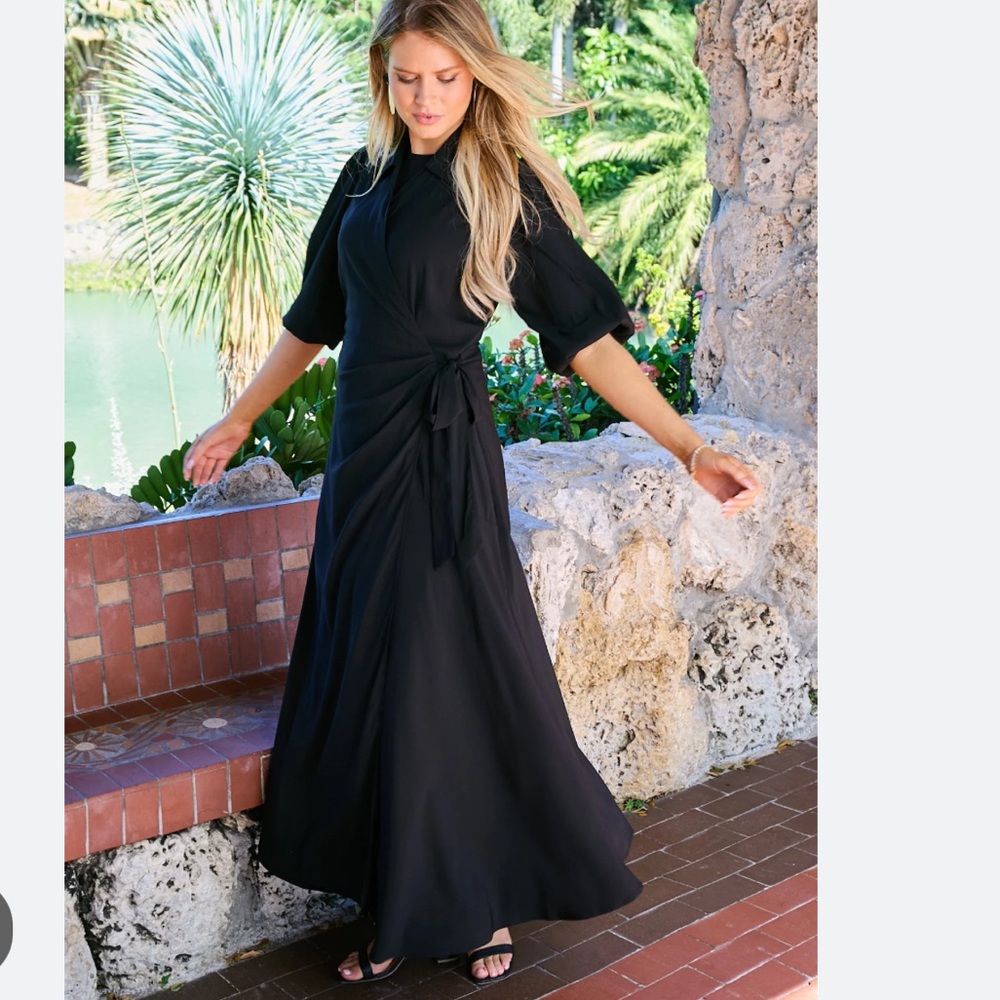 Pashmina Wrap Dress